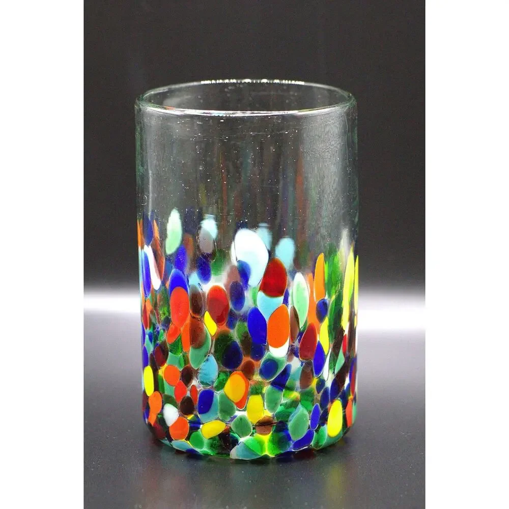3 Granata Confetti Highball Glasses 5